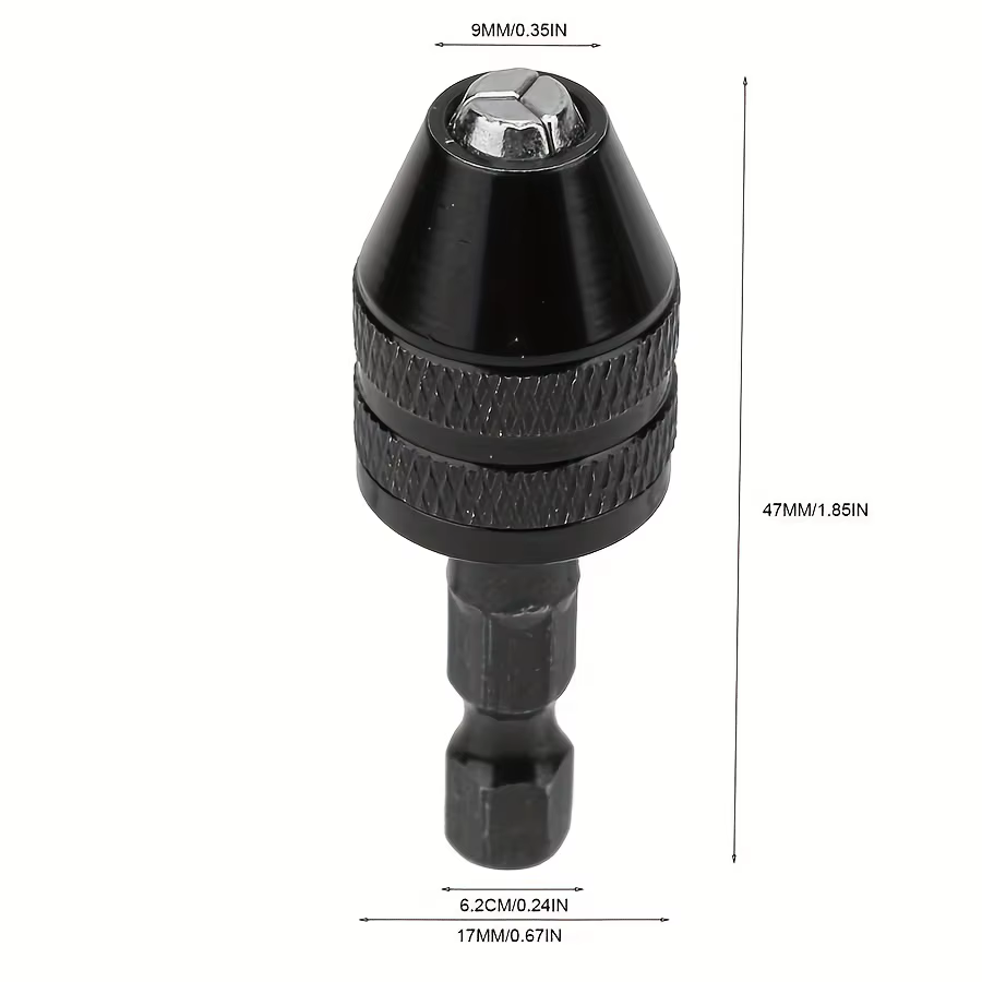 Mini mandrin de perceuse sans clé, auto-serrant, forets électriques, outils de fixation de pince, ti