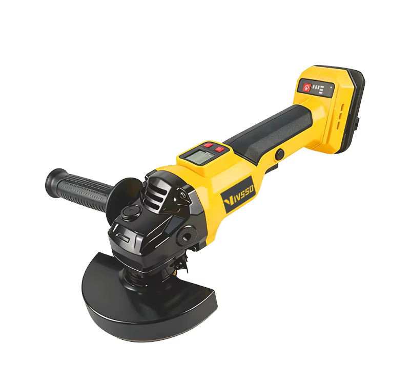 Meuleuse d'angle sans fil professionnelle Electric Goddess 125 mm, sans balais, 9000 tr/min, pour ba