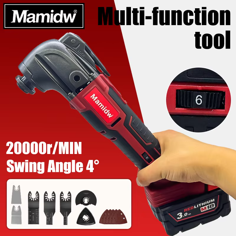Outil multifonction compatible avec la batterie Milwaukee 18V (outil seul, sans batterie), outil osc