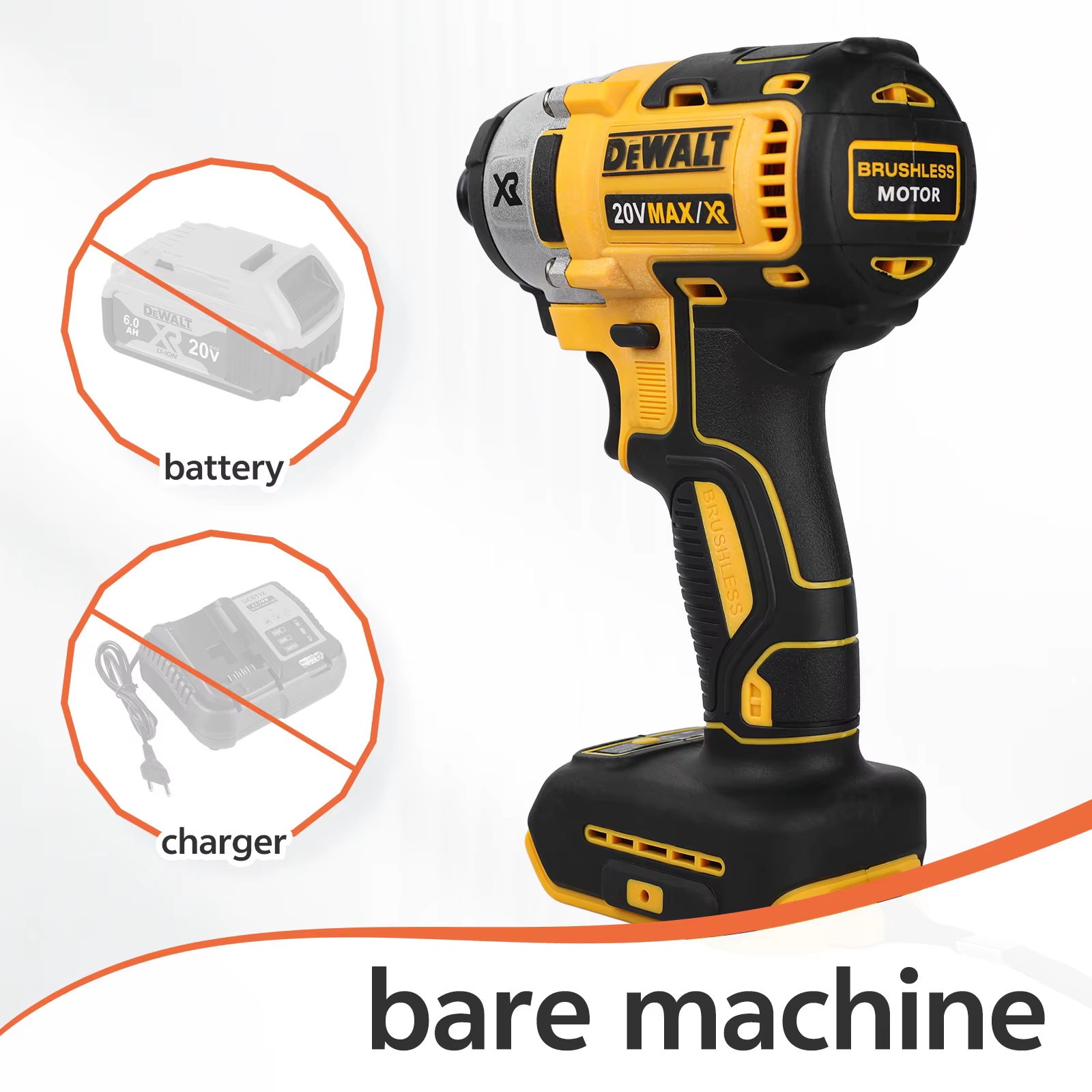 DEWALT DCF887 outils de forage électrique tournevis à percussion 20V perceuse sans fil tournevis éle