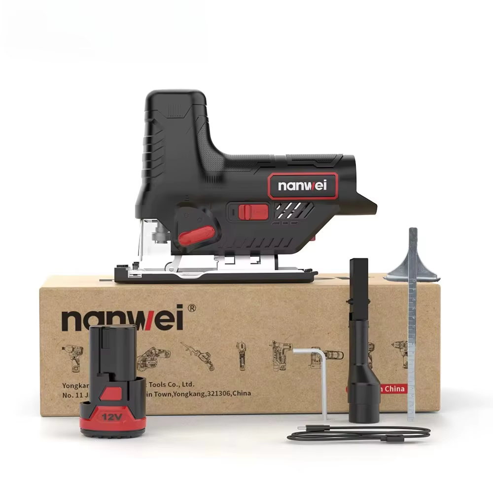 Scie sauteuse 12V, mini-machine de découpe, scie électrique domestique, scie alternative multifoncti