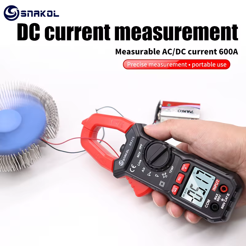 SNAKOL pince multimètre numérique 600A courant True RMS pince intelligente ampèremètre Auto Rang 600