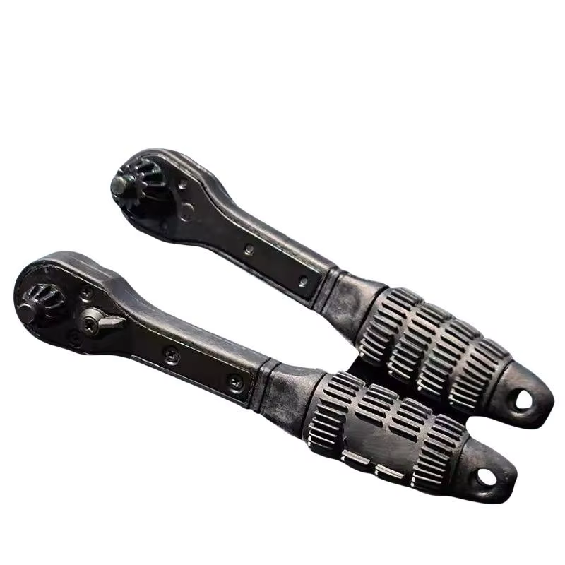 Clé de mandrin de perceuse multifonctionnelle 2-en-1, clé universelle bidirectionnelle pour outils é