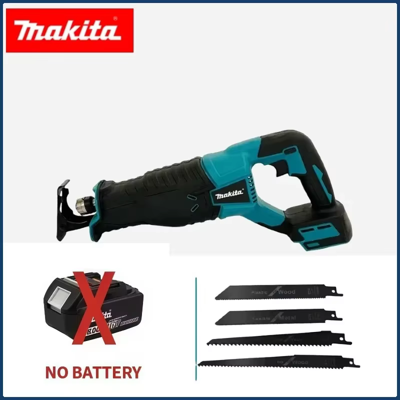 Scie sauteuse sans fil Makita, outil électrique sans fil pour batterie 18V et 20V, portable avec 4 l