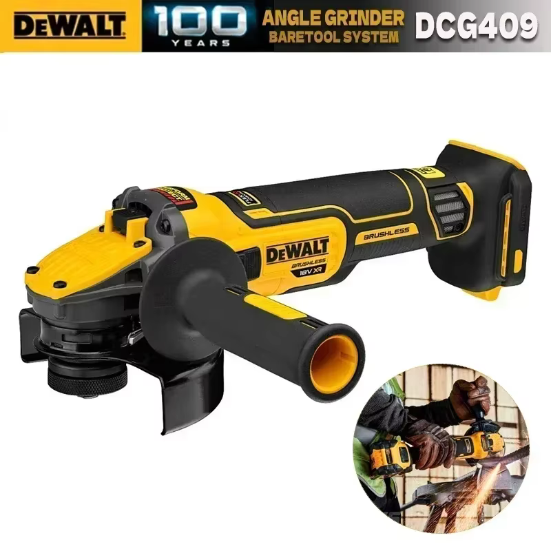 Meuleuse d'angle sans fil DEWALT DCG409 sans balais 20V : machine portable rechargeable de 125 mm po