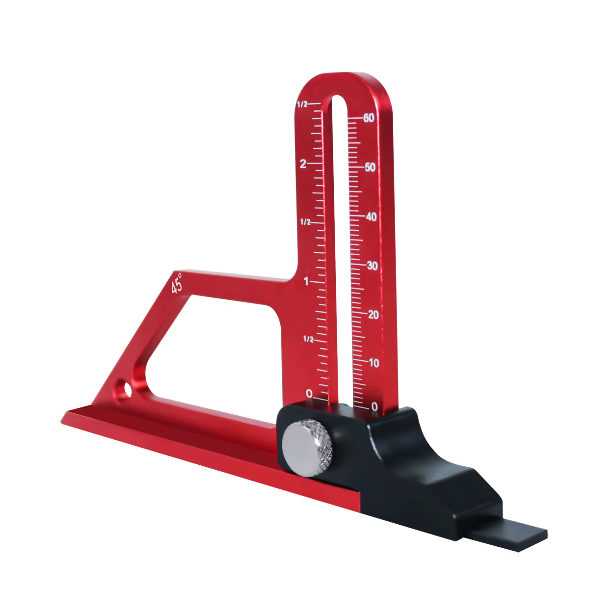 Jauge de profondeur de scie de table réglable, mèches en aluminium recommandées, jauge de mesure ave
