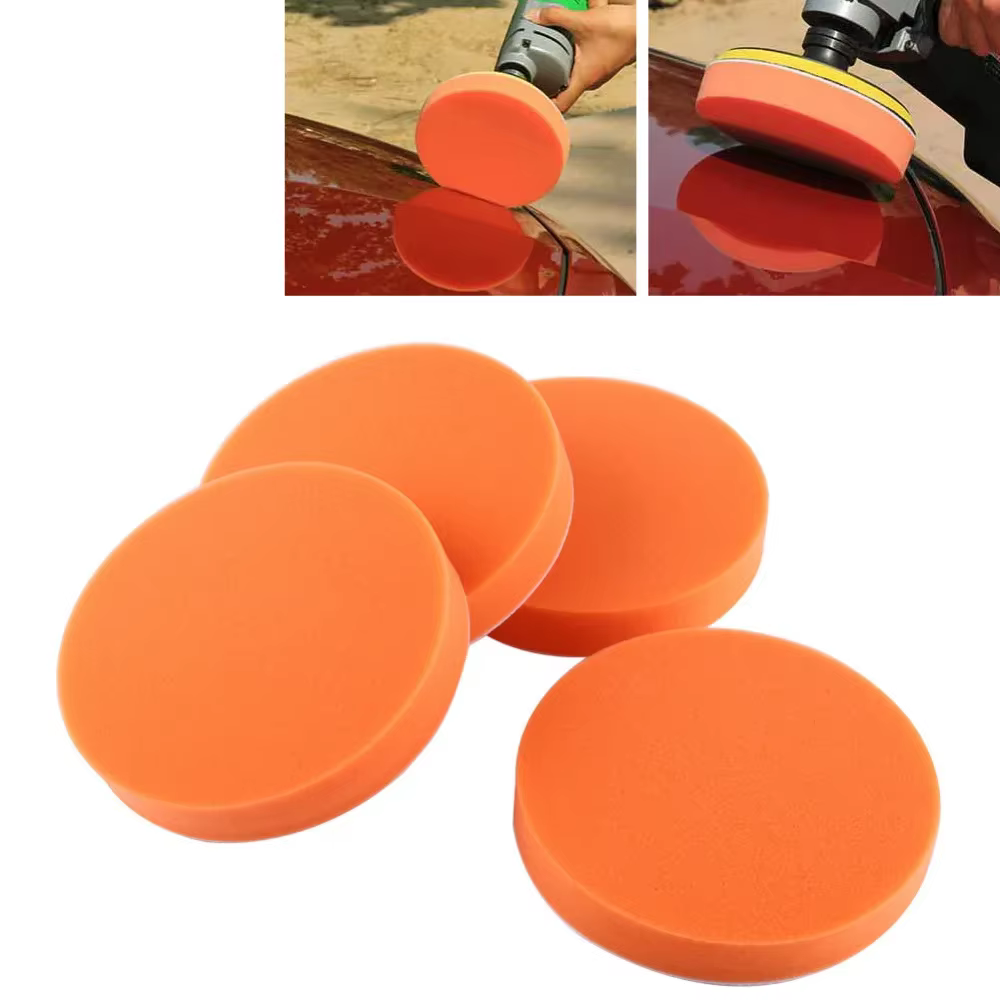 5/10 pièces 5 "125mm tampons de polissage de voiture mousse plate éponge tampon de cire Kit outil po