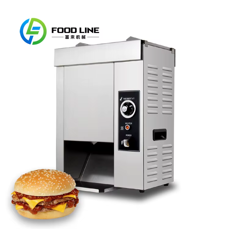 Grille-pain à chaîne multifonctionnel pour pains à hamburger, grille-pain vertical à contact pour le