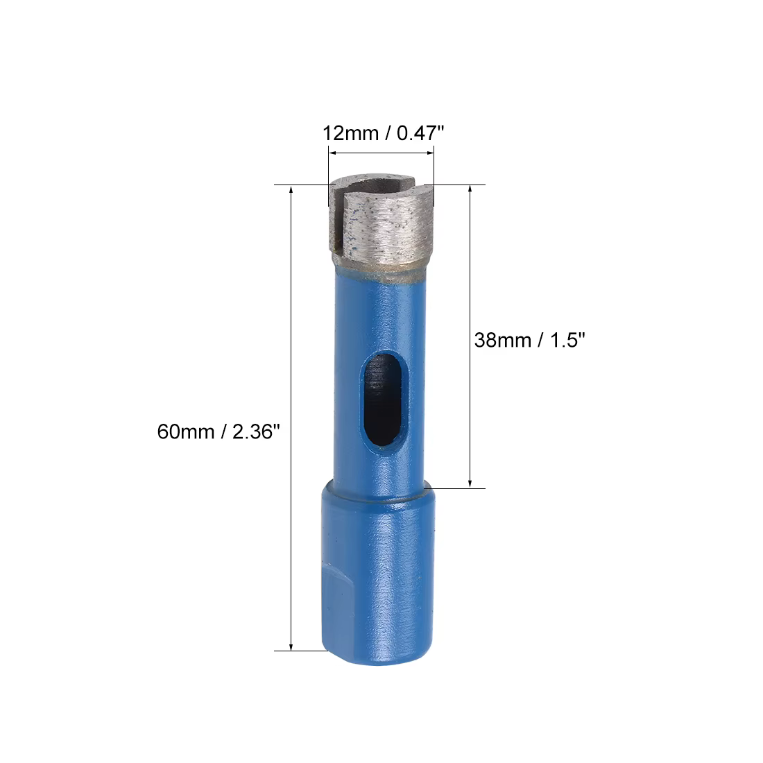 Forets diamantés frittés, scie cloche pour brique et béton, accessoires de coupe, 12mm, 14mm, 18mm, 