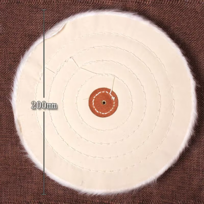 50-200mm tissu polissage roue de polissage coton peluche tissu tonnelle tampon meuleuse Pad 150 or a