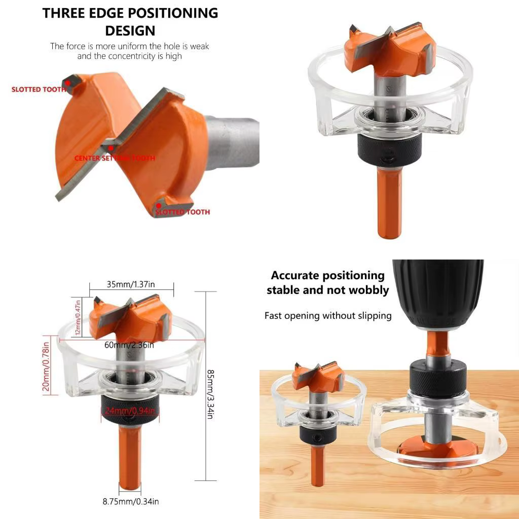 Y1UD – foret 35mm, scie cloche pour le travail du bois, perçage trous pour le travail du bois, outil