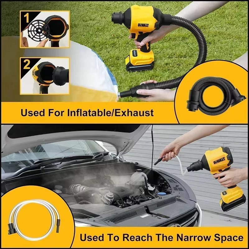Dewalt – souffleur d'air sans fil, Machine d'époussetage sans balais, gonfleur de poussière électriq