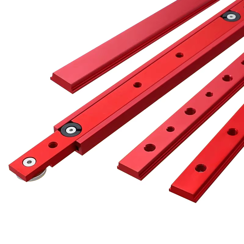 Scie de Table barre d'onglet curseur jauge tige T fente onglet piste M6/M8T vis fixation fente en al