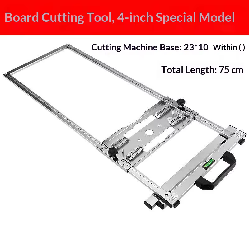 Machine de découpe de 4/7 pouces, Guide de bord, positionnement, outil de coupe de planche de bois, 