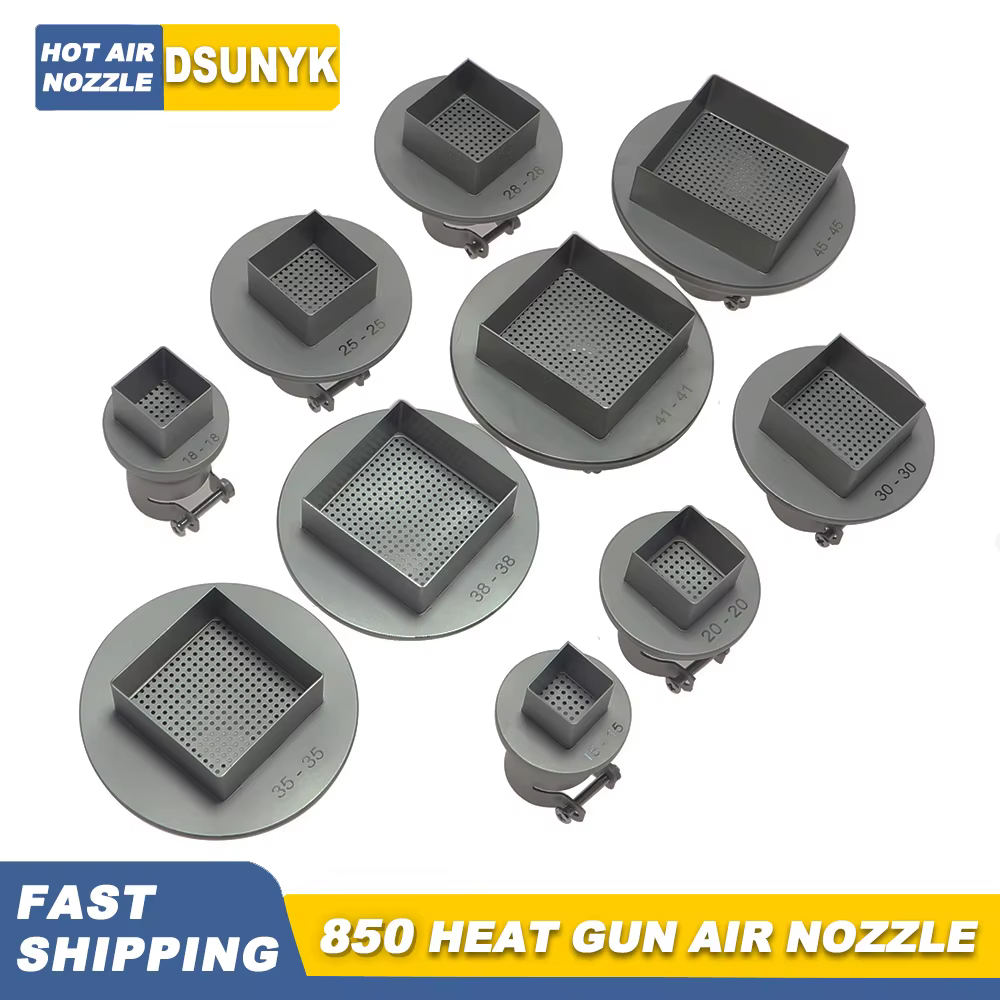 Buses de soudage buse BGA buse de pistolet à Air chaud SMD pour SAIKE YIHUA GORDAK 850 909D 853D Sta