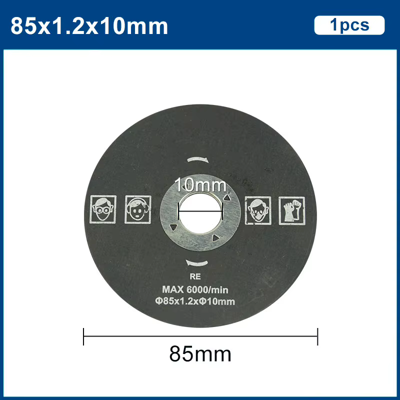 XCAN 1/3/5 pièces 85mm lames de scie circulaire meule en résine lame de scie pour le travail du bois