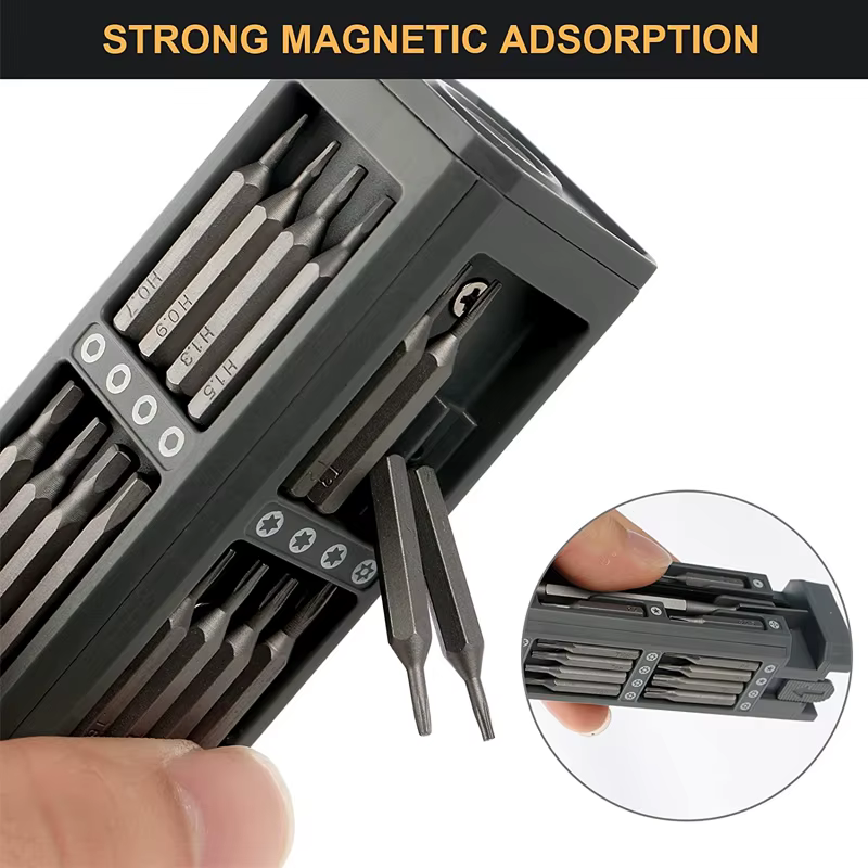 Jeu de tournevis de précision 8 32 43 46 en 1 Torx Hex Phillips tournevis magnétique embout téléphon
