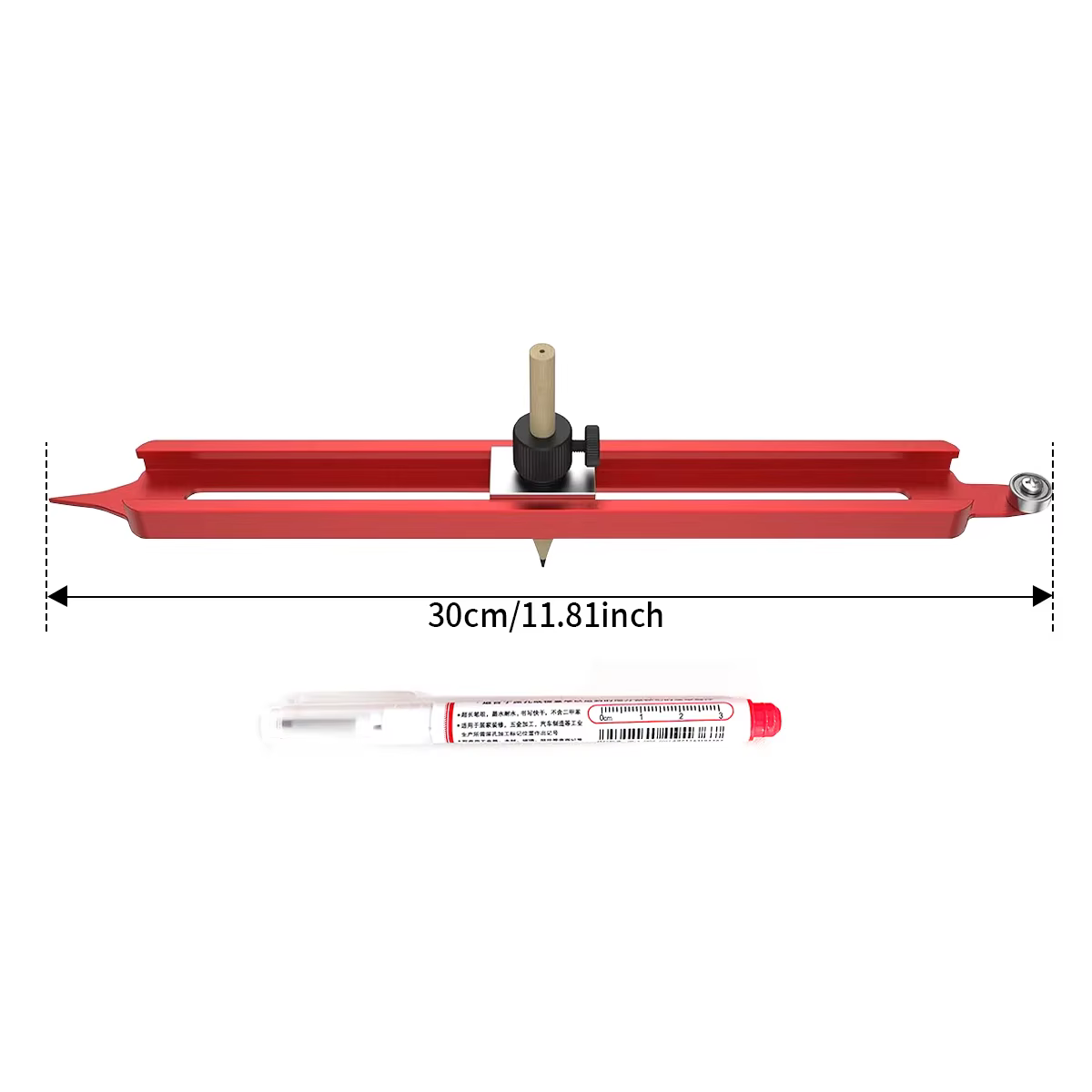 Outil de traçage de Contour précis, règle de traçage avec porte-crayon réglable, outil de traçage de