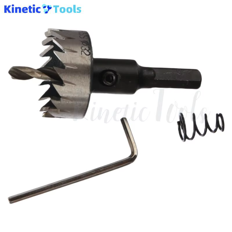 Scie cloche HSS 32mm Cobalt acier rapide M35 ensemble d'outils en acier inoxydable pour le perçage d