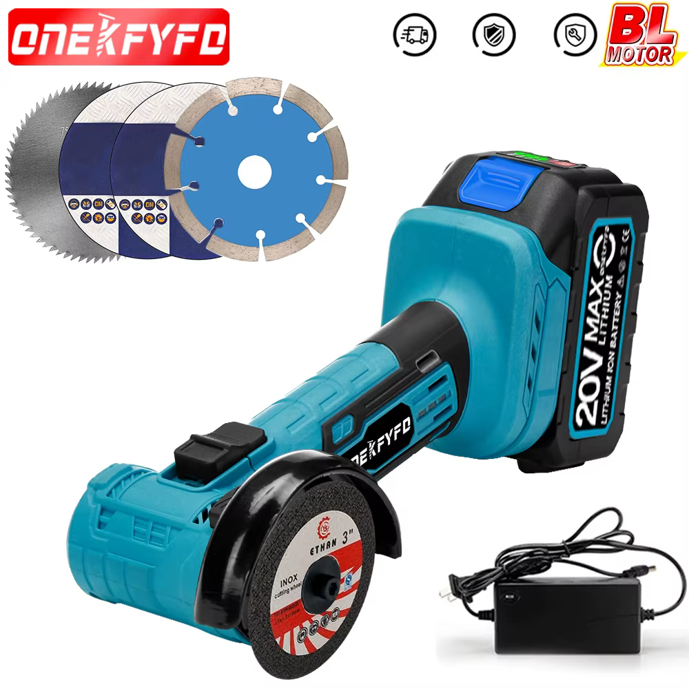 Makita – Mini meuleuse d'angle sans balais de 3 pouces, Machine de découpe et de polissage de 76mm,