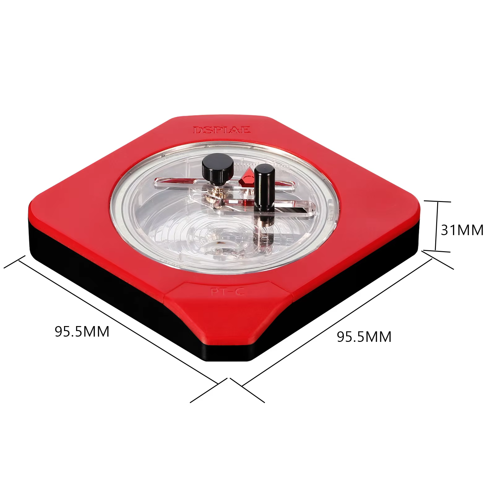 DSPIAE PT-C Coupe Circulaire Intégrale Rouge avec Mèche De Coupe De Tungstène avec Anti-ALD Pad PC D