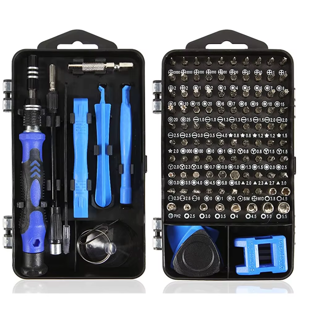 WOZOBUY 115/122/138 in1 jeu de tournevis de précision magnétique-ensemble d'outils de tournevis prof