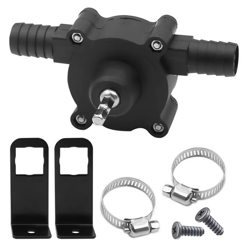 Kit de pompe à eau portable pour perceuse à main - Auto-amorçante DC, sans batterie, compatible avec
