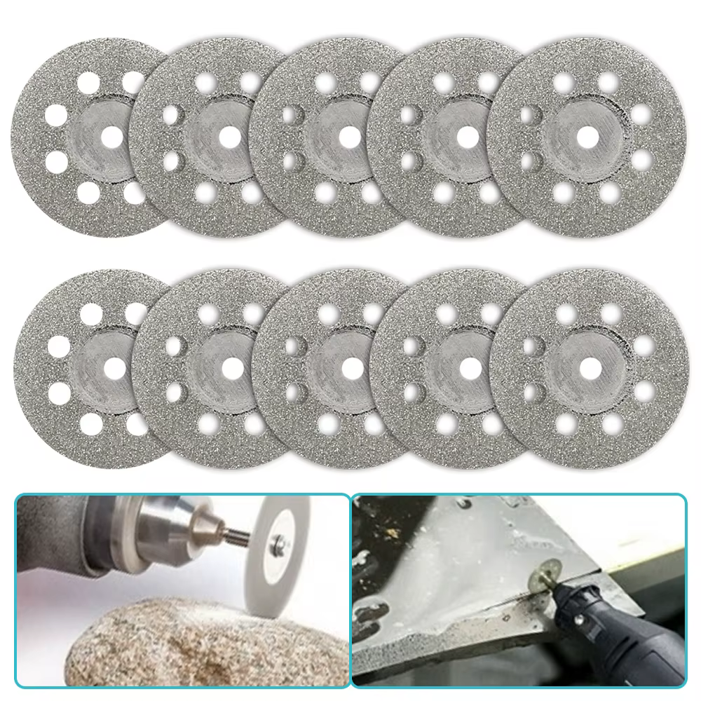 Jeu de Mini lames de scie circulaire, meule de ponçage, disque de coupe pour accessoires Dremel, out
