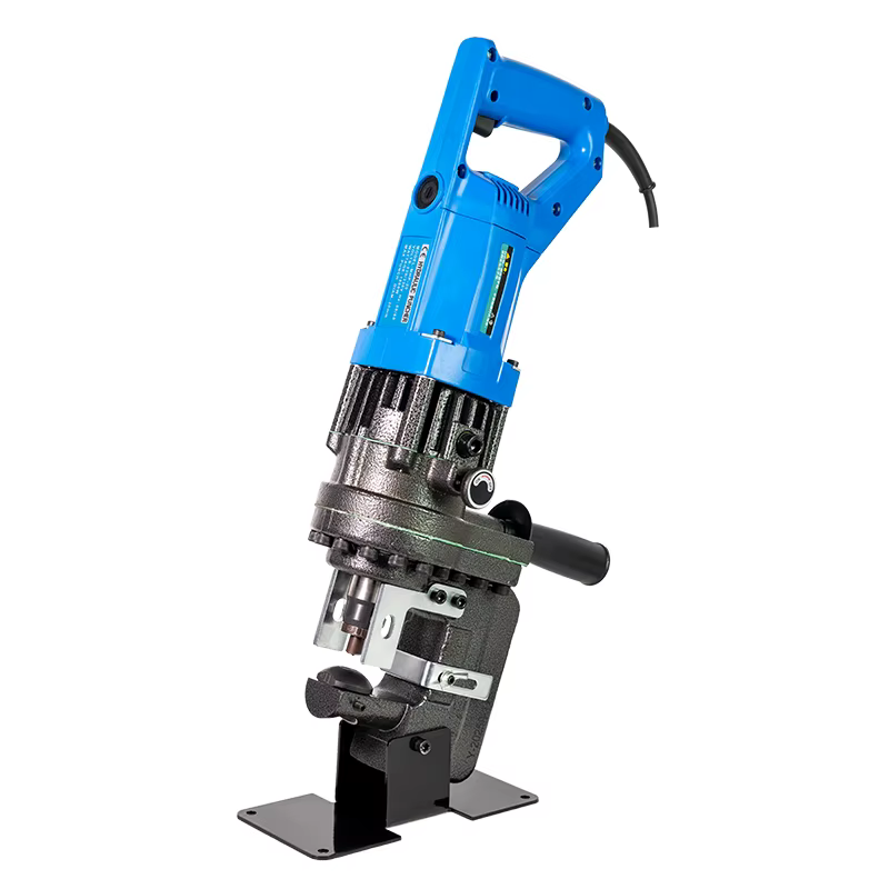 Machine de poinçonnage spéciale pour tuyaux ronds portable, machine de poinçonnage hydraulique élect
