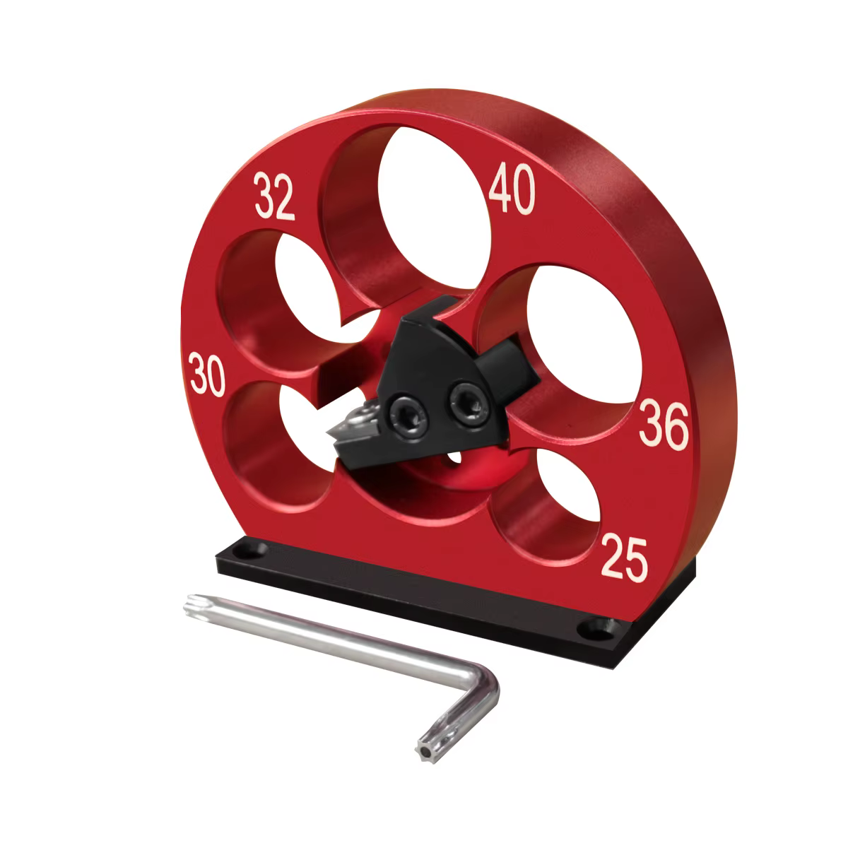 5 trous 25-40mm réglable fabricant de chevilles gabarit cheville coupe, perceuse électrique fraisage