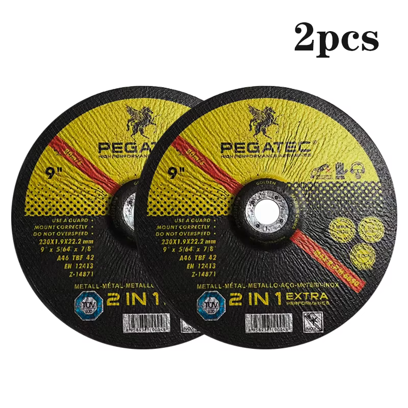 Disque de coupe pour meuleuse d'angle de 9 pouces, diamètre de 9 pouces, épaisseur 5/64 pouces, avec