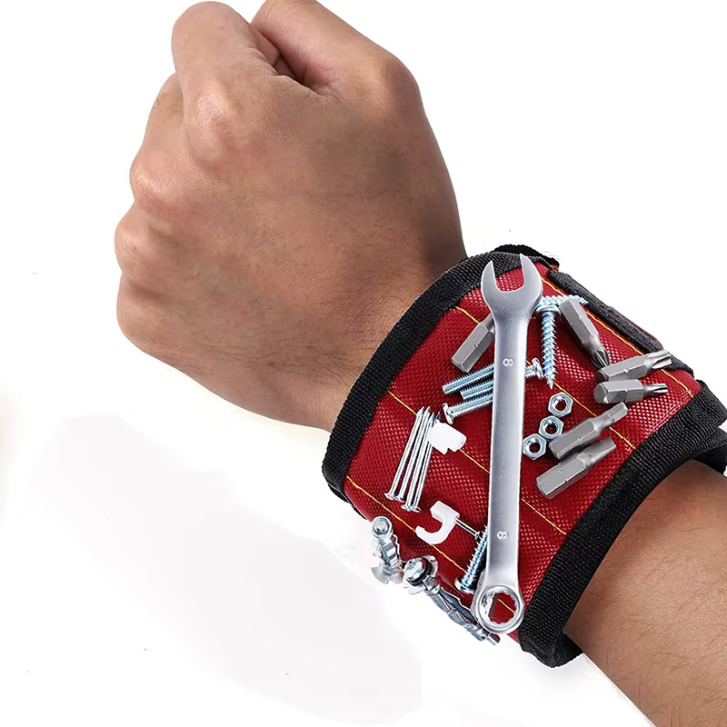 Bracelet magnétique pour maintenir les vis, les clous, les forets, les ceintures porte-outils de poi