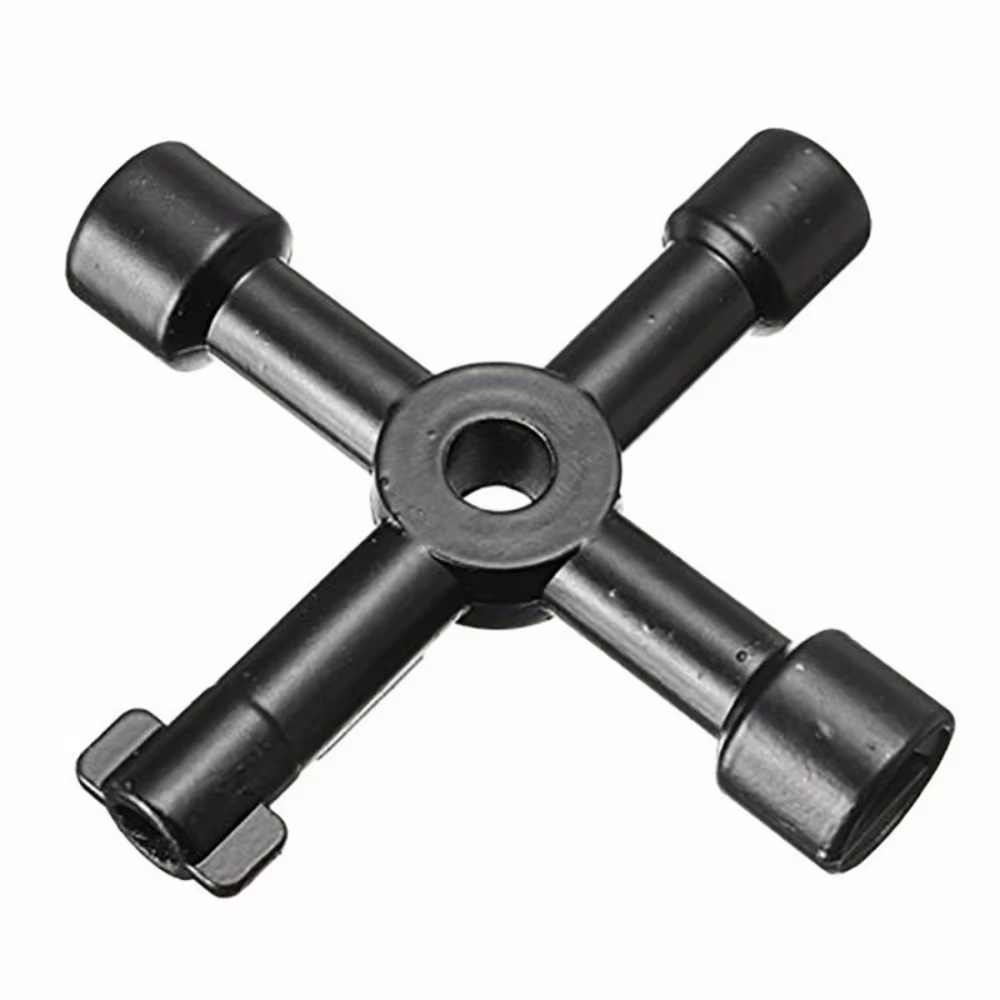 Clé multifonction 4 en 1 pour électricien, plombier, utilitaire, interrupteur croisé, clé triangulai