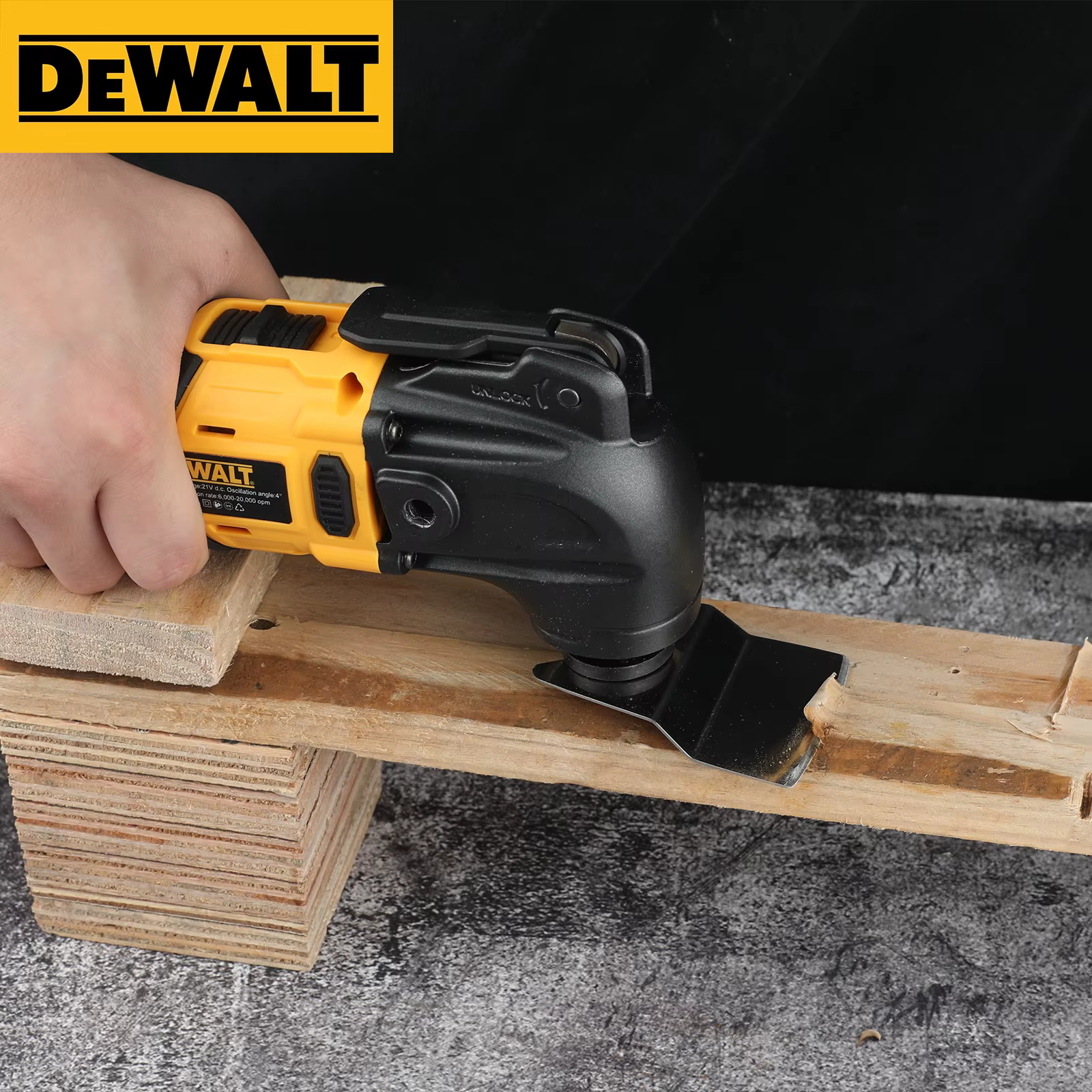 DEWALT 20V MAX Outil multiple oscillant sans fil sans balais 5 Accessoires inclus! Changement rapide