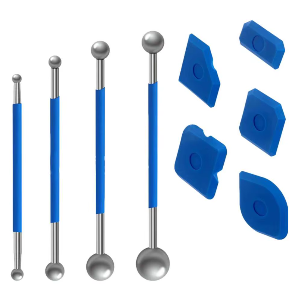 Outil de raclage de calfeutrage en silicone, grattoir d'angle de colle de verre, grattoir de coulis,