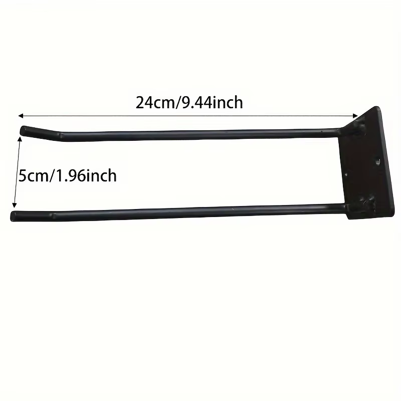 Support de rangement d'outils en métal, porte-outils de jardin de Garage mural avec vis d'installati
