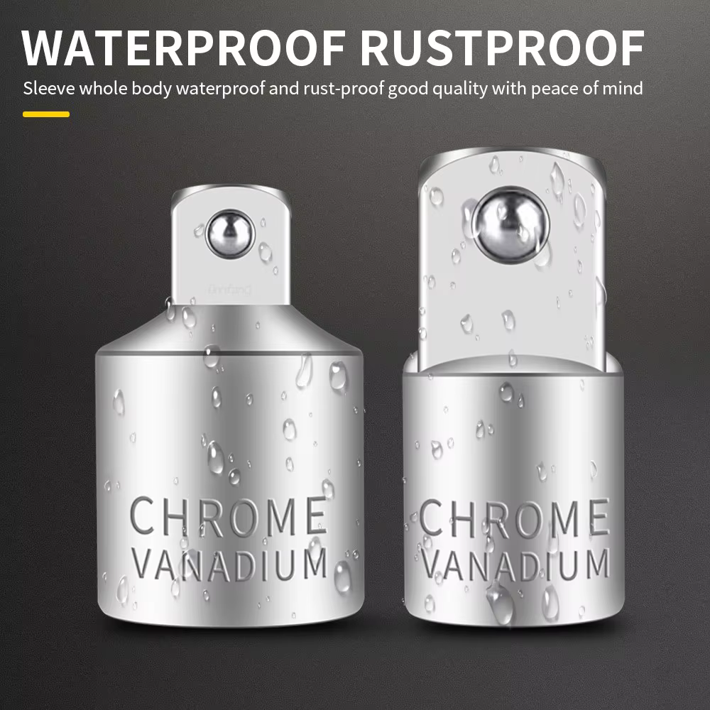 Onnfang-Adaptateur de douille en acier au chrome vanadium, clé à cliquet de tête d'entraînement, out
