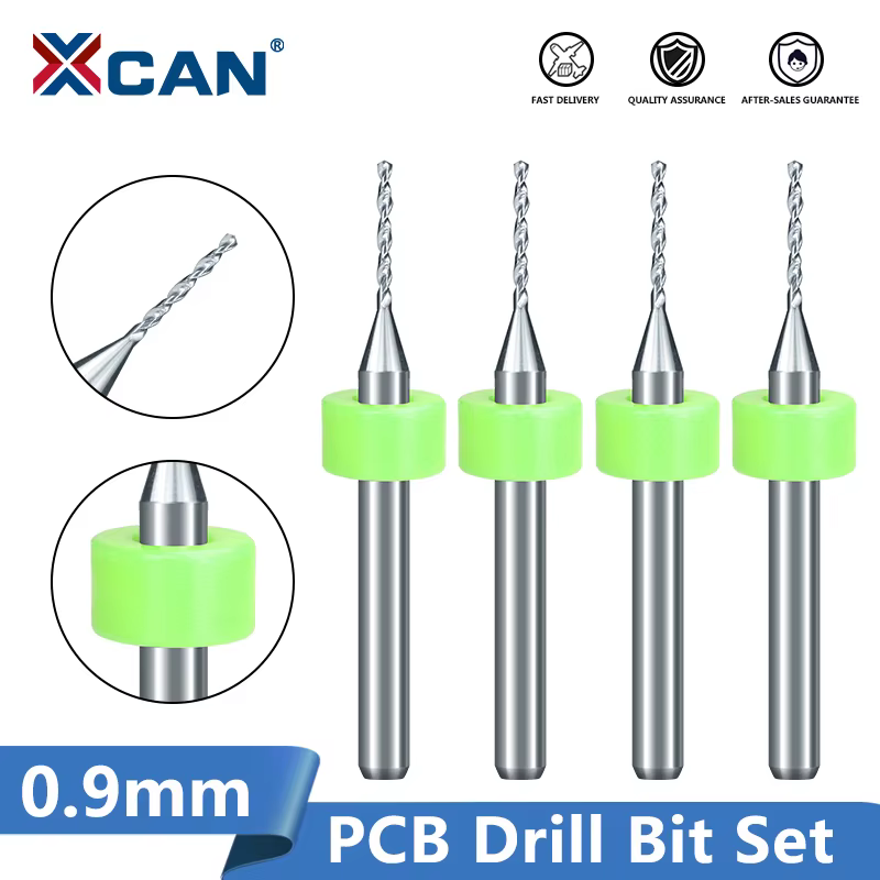 XCAN – forets pour PCB, Mini pistolet en carbure de 0.9mm, outil de perçage pour circuits imprimés P