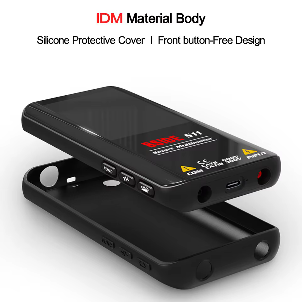BSIDE multimètre numérique testeur d'électricien intelligent Charge USB T-RMS DC capacité de tension