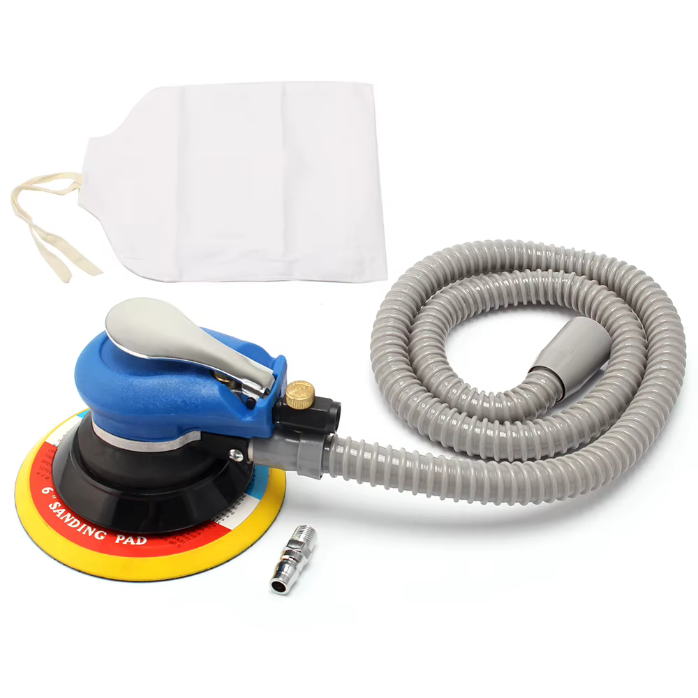 Ponceuse orbitale pneumatique 5 pouces/6 pouces, meuleuse d'air, polissage excentrique sous vide/meu