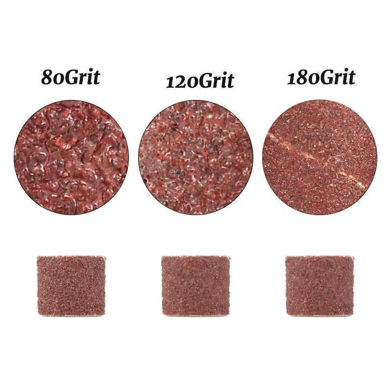 Kit de tambour de ponçage pour mini meuleuse d'angle électrique, mandrins de ponçage, grain pour man