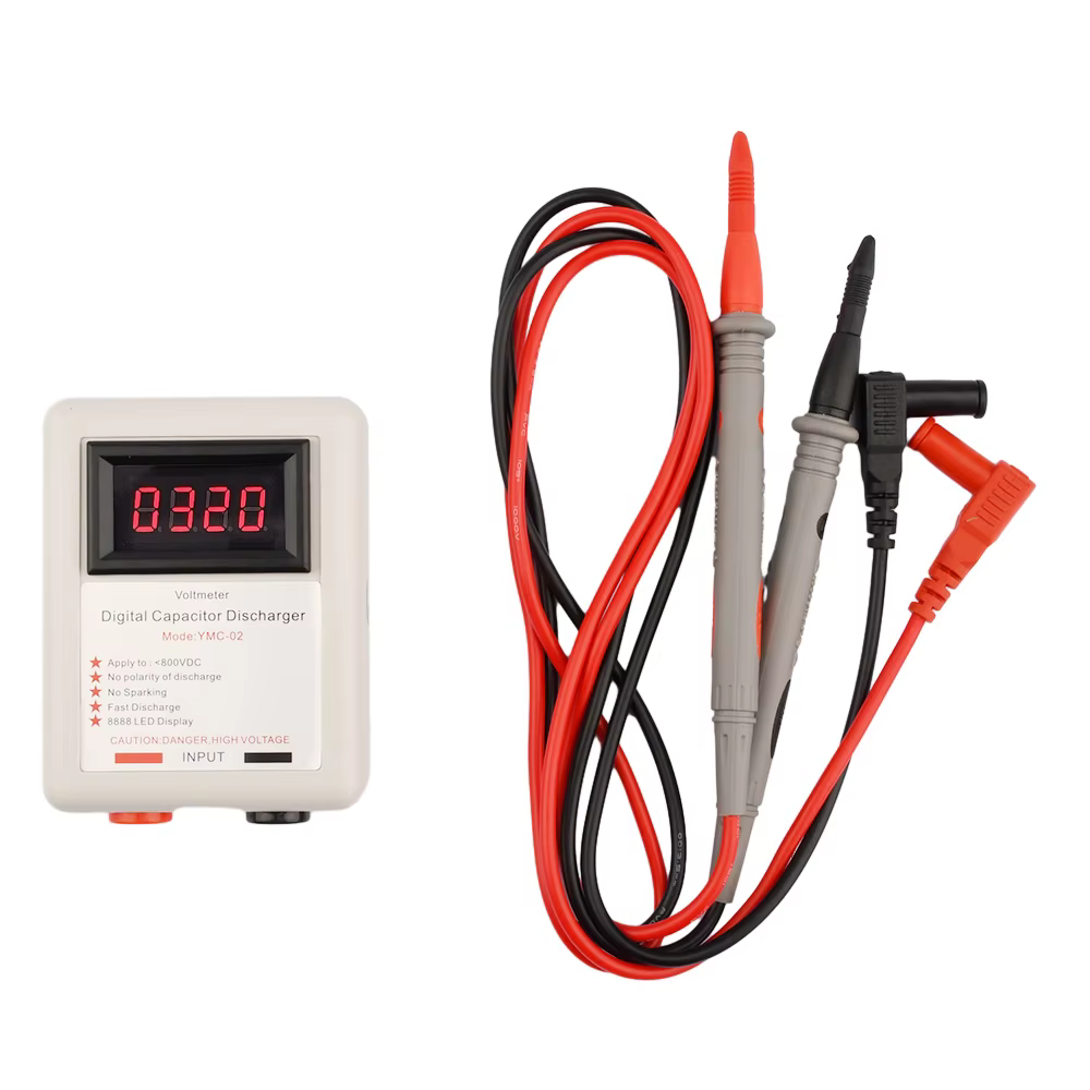 Déchargeur de condensateur numérique 800V, outil de décharge haute tension, condensateur de batterie