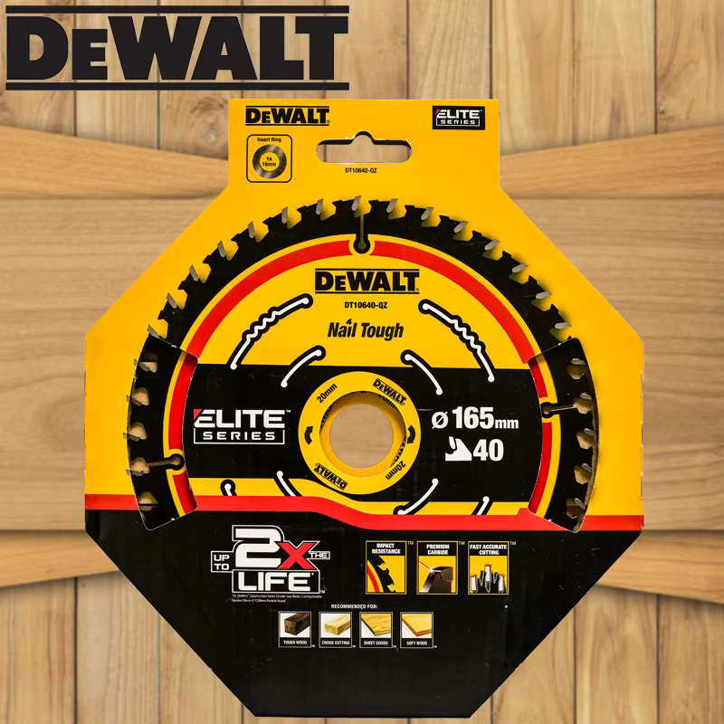 DEobcut-Lame de scie circulaire DT10640, carbure de degré multifonctionnel, disque de coupe rapide e