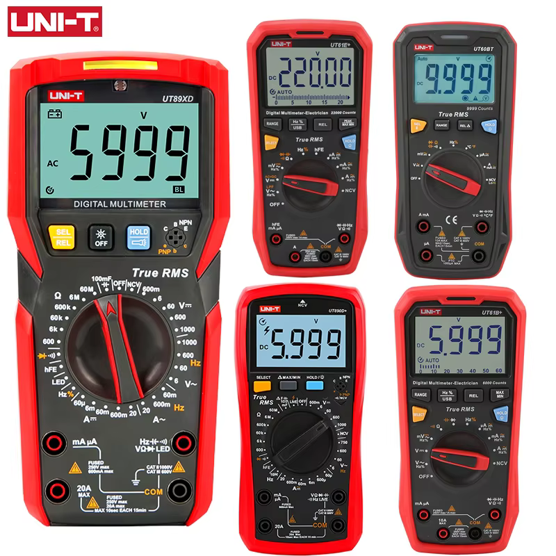 Multimètre UNI-T professionnel UT890C UT890D + UT89X UT89XD UT89XE UT60S UT60BT UT61B + UT61D + UT61