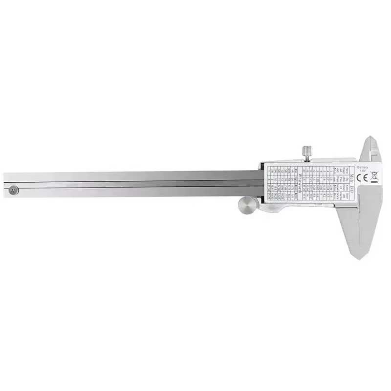 Calibre numérique en acier inoxydable ET50 6 pouces 150 mm Fraction/MM/Pouce Mesure Calibre à vernie
