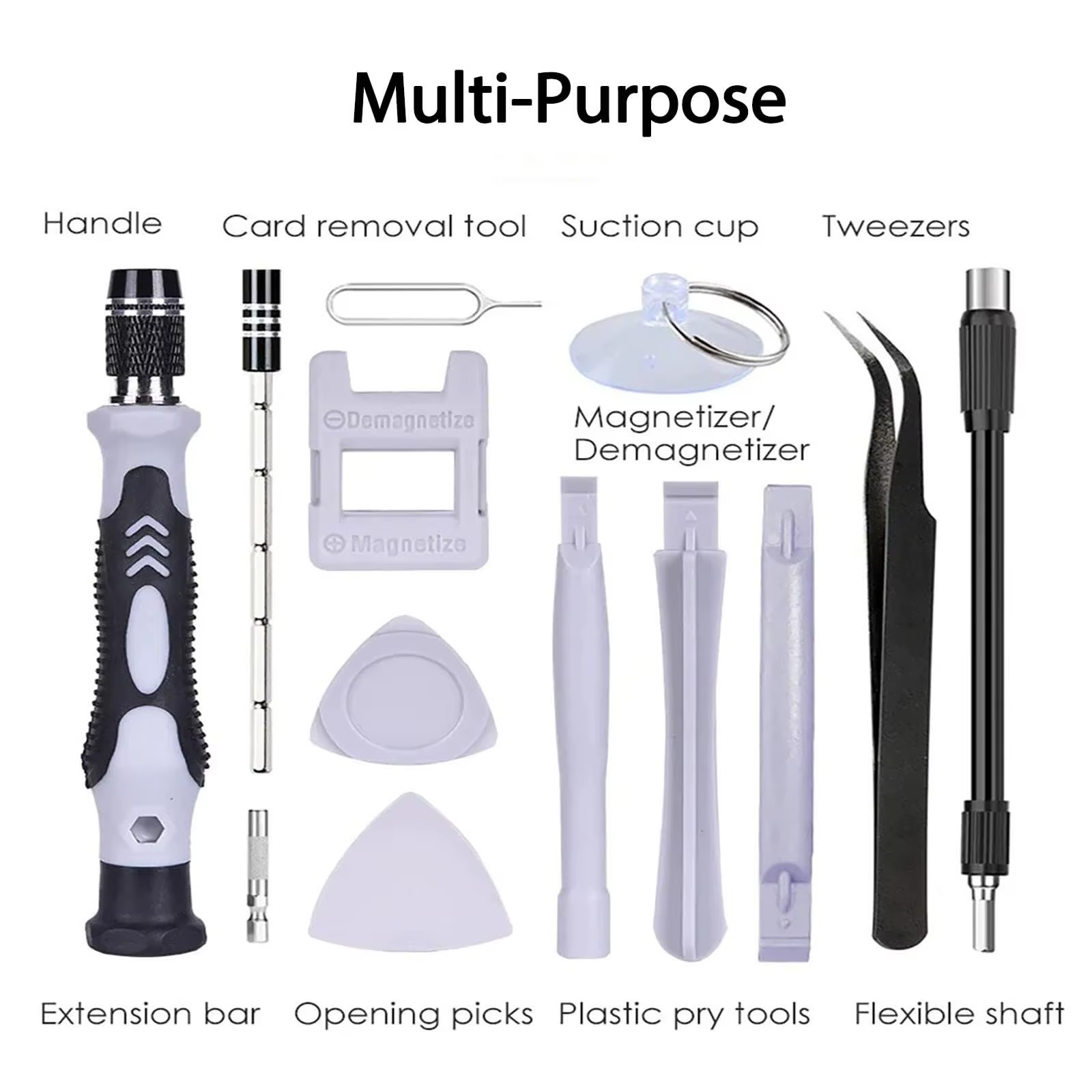 Jeu de tournevis de précision 115 en 1, mini kit d'outils de réparation magnétique professionnel, ad