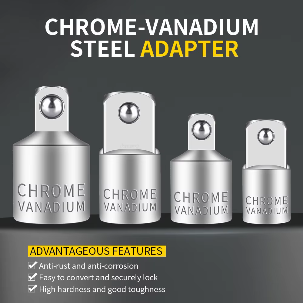 Onnfang Douille Adaptateur Tête D'entraînement À Cliquet En Acier Au Chrome Vanadium Pour Voiture Vé