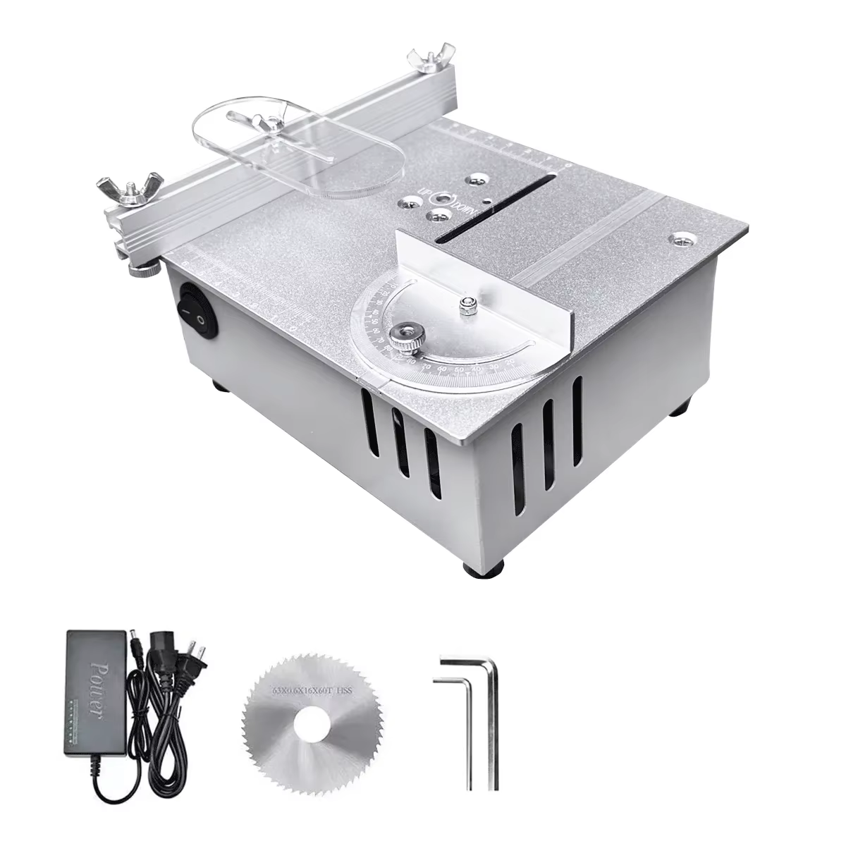 Mini scie de Table 110v-220v 0-15cm, lame de scie relevable, Angle de coupe réglable, pour bricolage