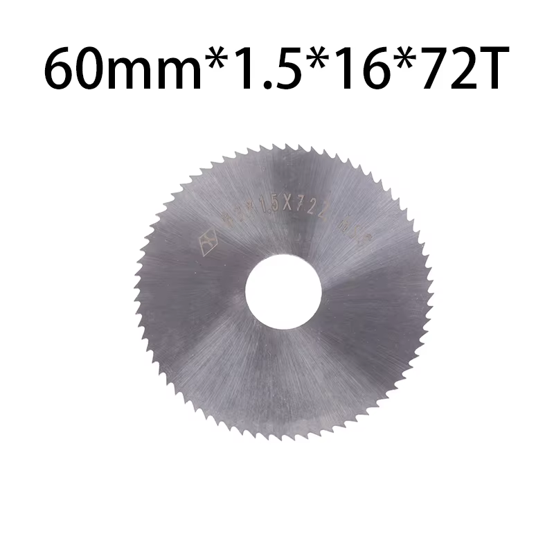 Lame de scie à découper et à rainurer de 63mm, disque de coupe circulaire en acier HSS W6542 pour ma