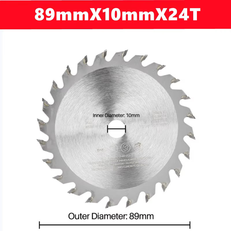 Lame de scie TCT 89x10mm disque de coupe du bois lame de scie circulaire inclinée en alliage dur, ut